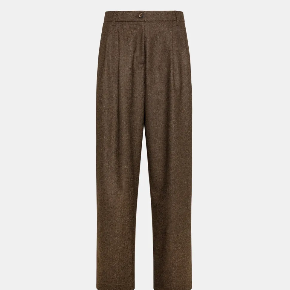 Momoni - Pantalon Adam - Marron<Women Pants