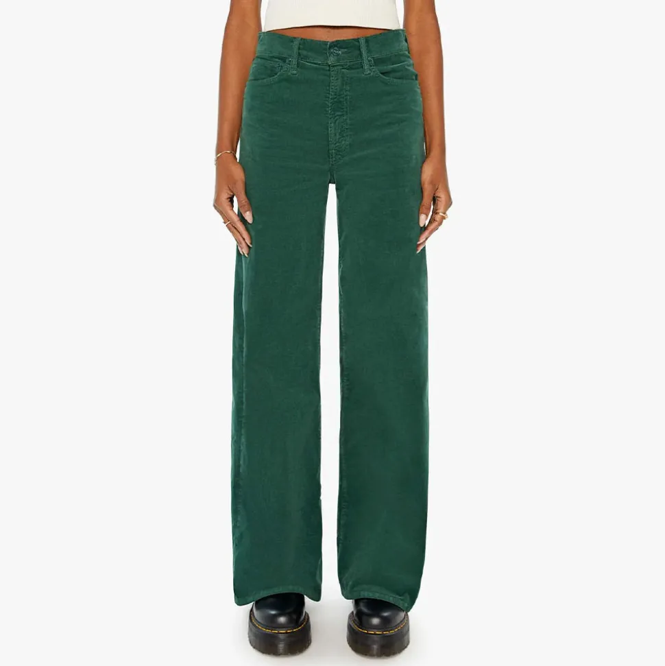 Mother - Jean The Ditcher Roller - Vert<Women Jeans