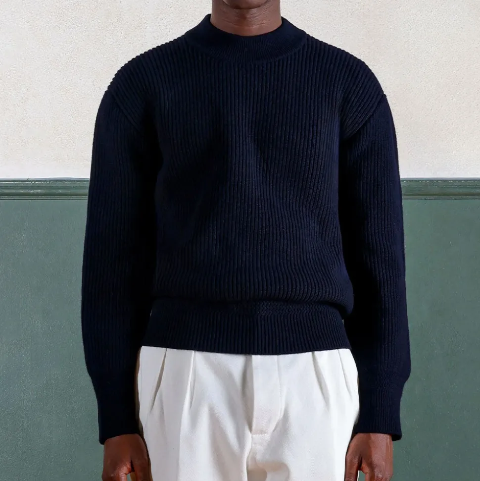 Museum Garments - Pull Deck - Marine< Knitwear