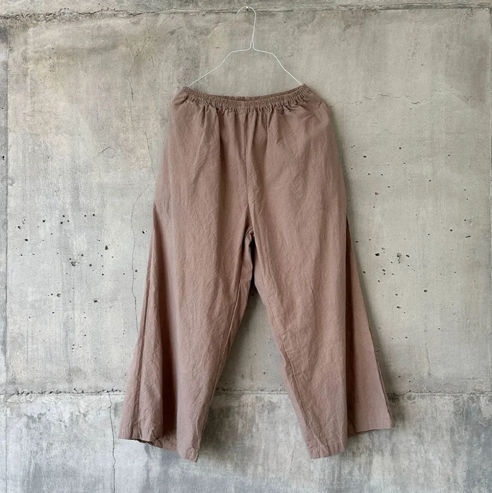 MYSAYANG - Pantalon Emas Long - Nut<Women Pants