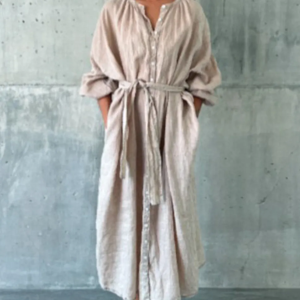 MYSAYANG - Robe Bayu Long - Nut<Women Dresses