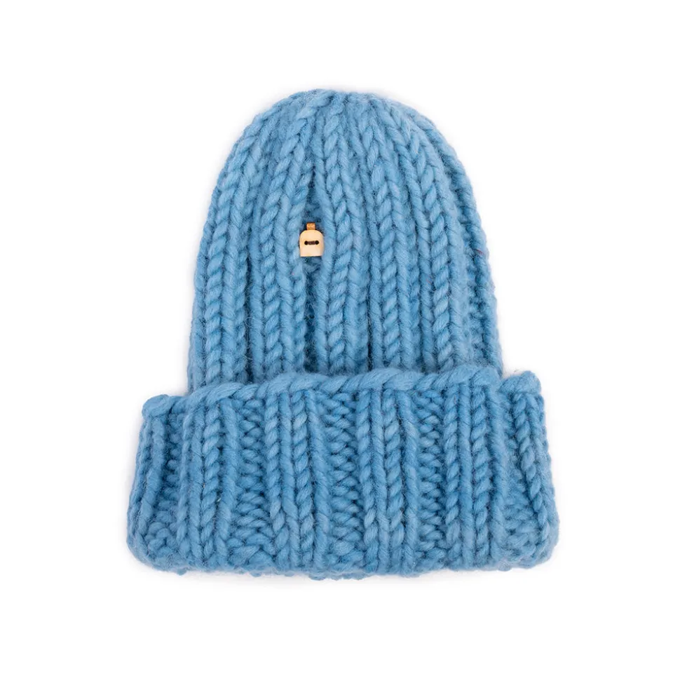 Myssy - Bonnet en Laine - Bleu<Women Beanies