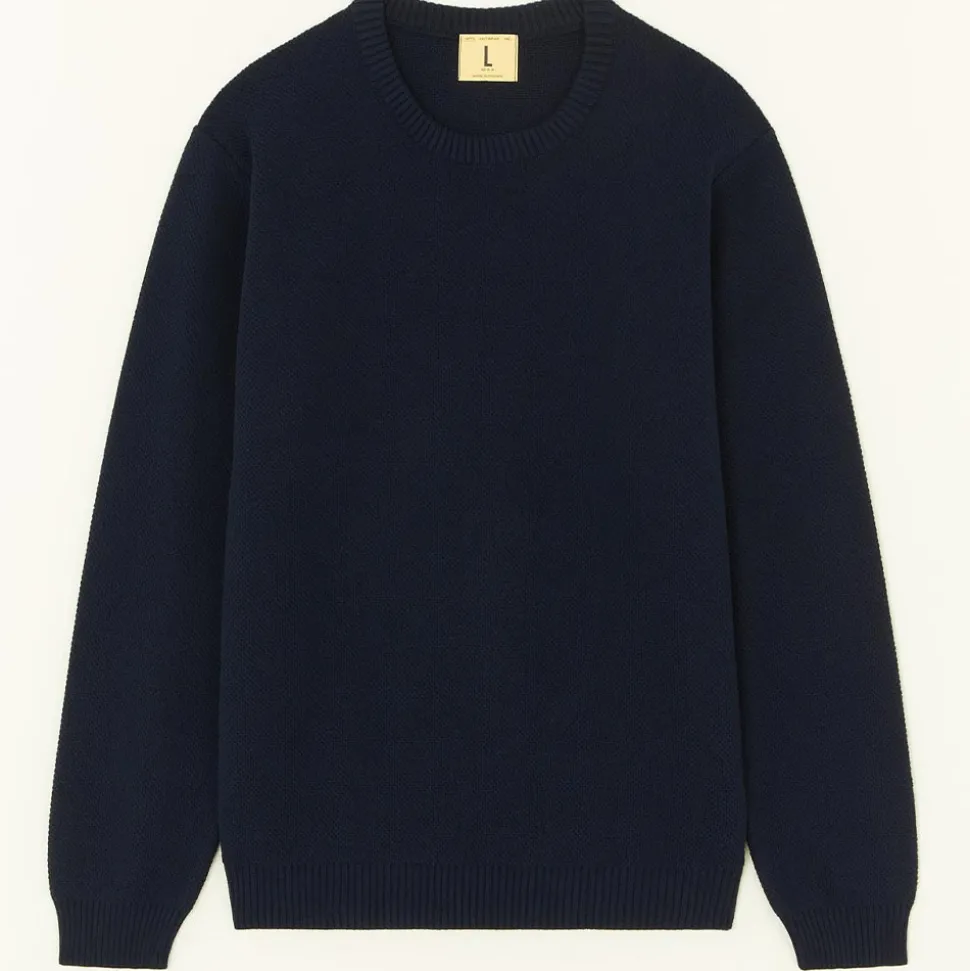 NITTO KNITWEAR - Pull Youri - Marine< Knitwear