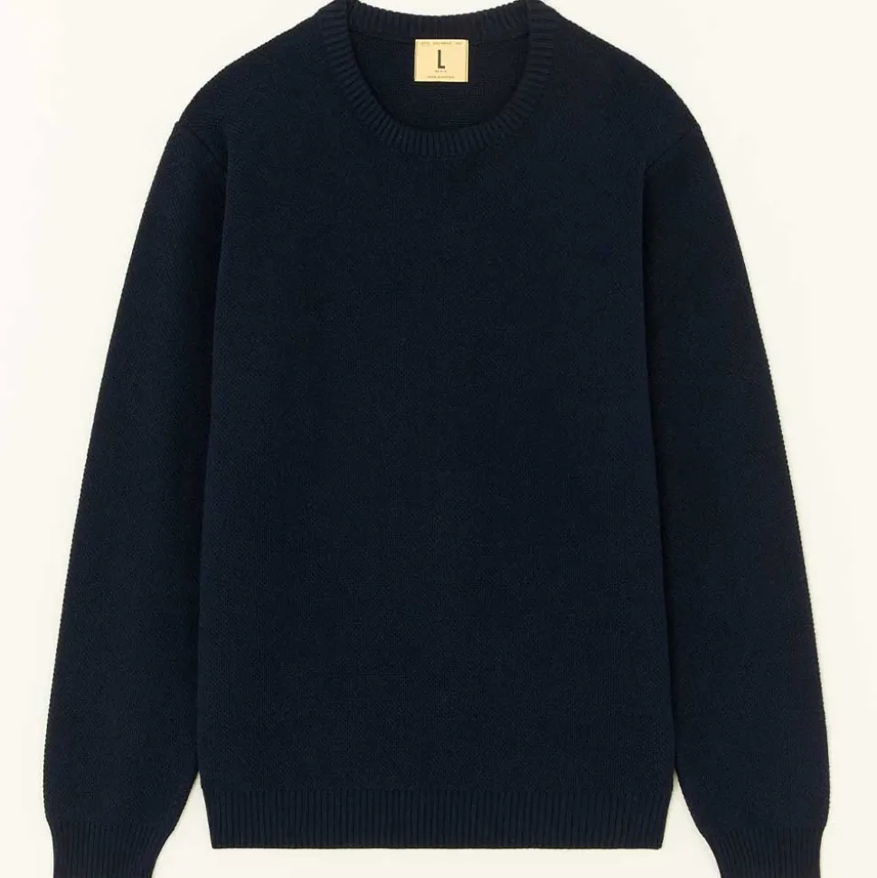 NITTO KNITWEAR - Pull Youri - Marine< Knitwear