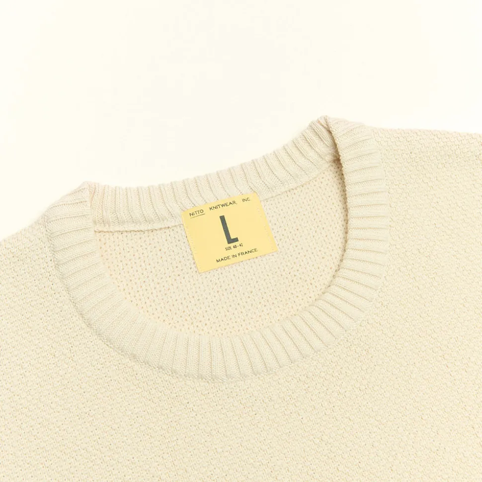 NITTO KNITWEAR - Pull Youri - Naturel< Knitwear