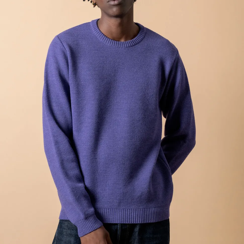 Nitto Knitwear - Pull Youri - Violet< Knitwear