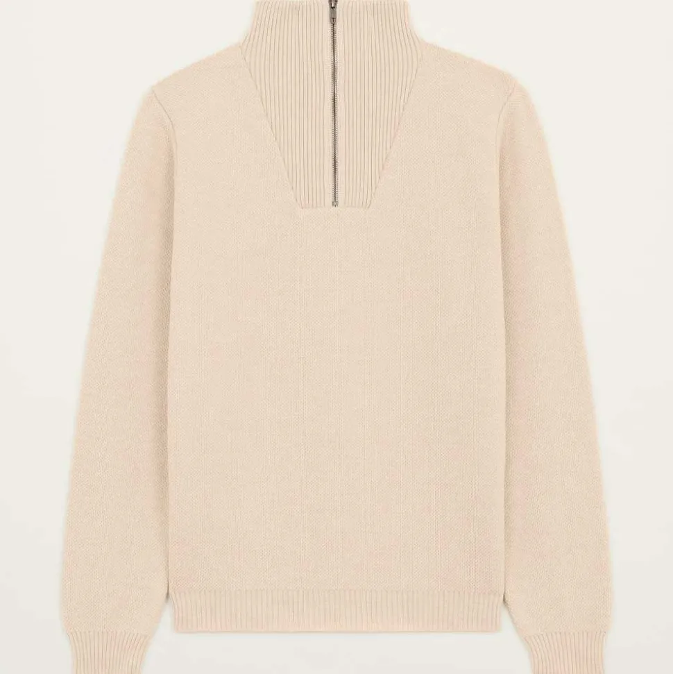 NITTO KNITWEAR - Pull Youri Camionneur - Naturel< Knitwear