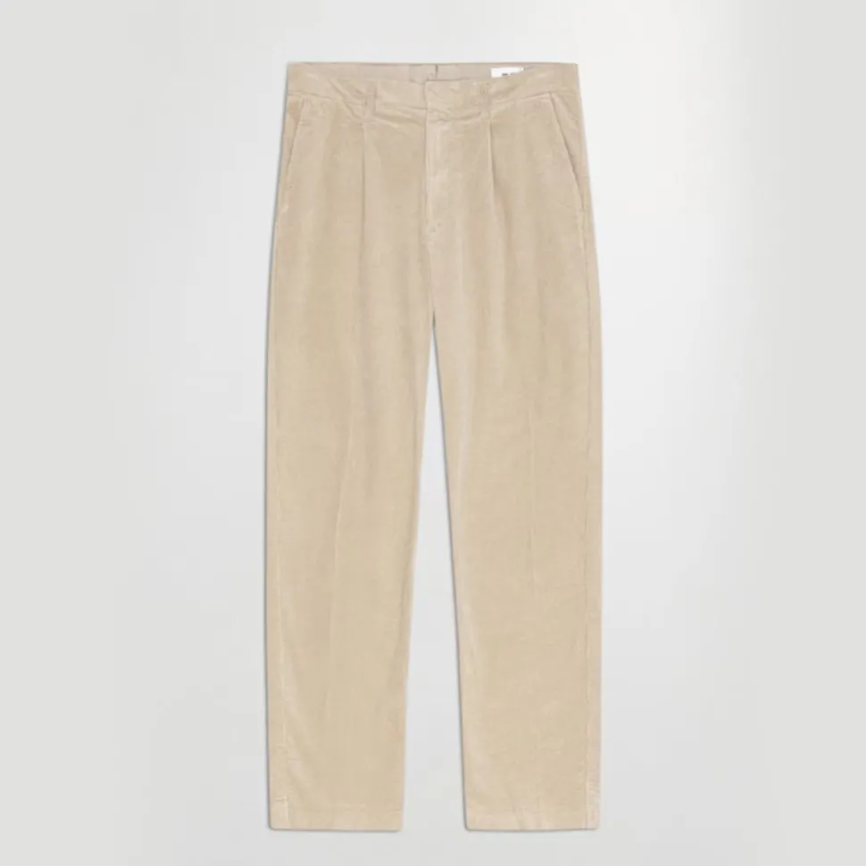 NN07 NN. 07 - Pantalon Billie en velours - Poivre blanc<Women Pants