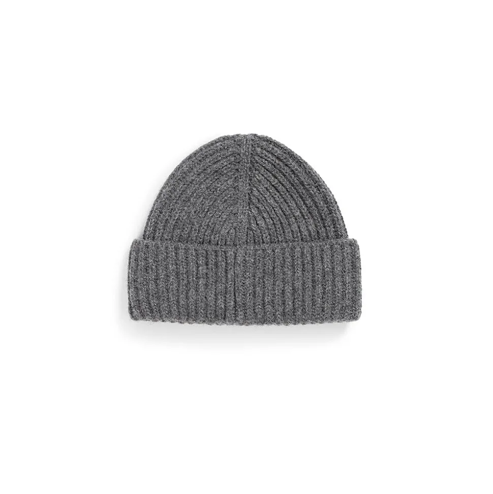 Norse Projects Norse Project - Bonnet en Alpaga - Gris< Beanies