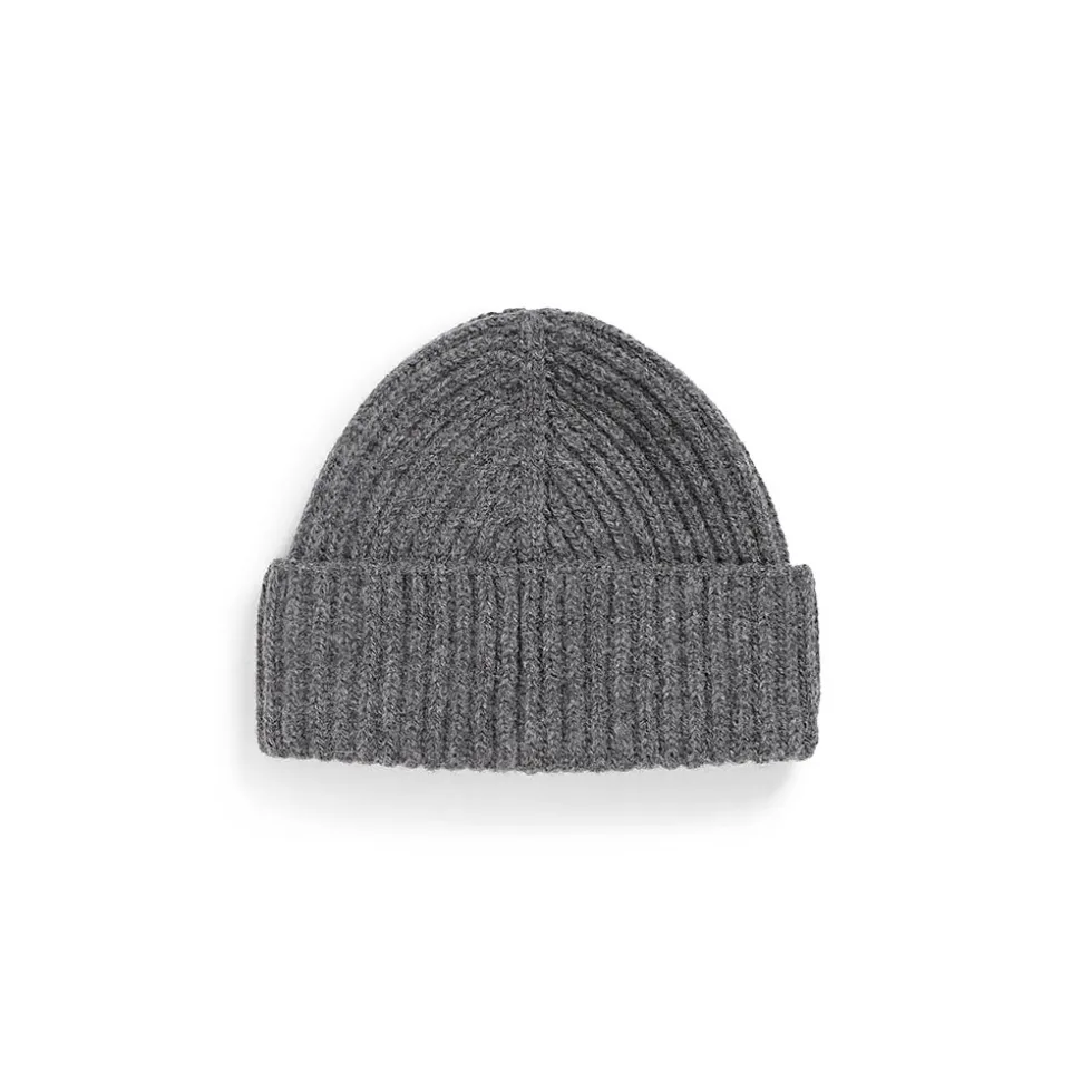 Norse Projects Norse Project - Bonnet en Alpaga - Gris< Beanies