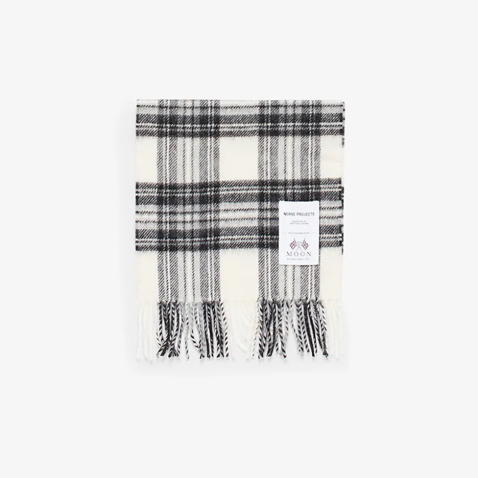 Norse Projects Norse Project - Écharpe à carreaux Norse Moon - Taupe<Women Scarves | Shawls