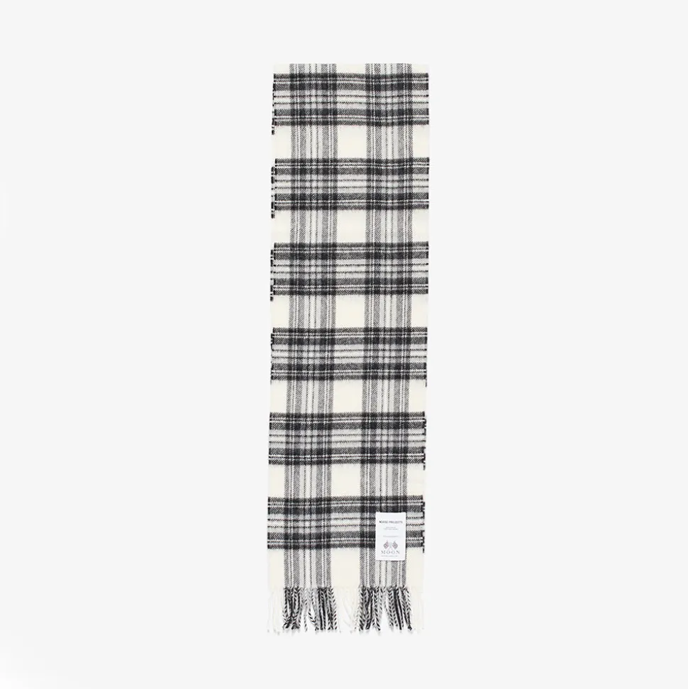 Norse Projects Norse Project - Écharpe à carreaux Norse Moon - Taupe<Women Scarves | Shawls