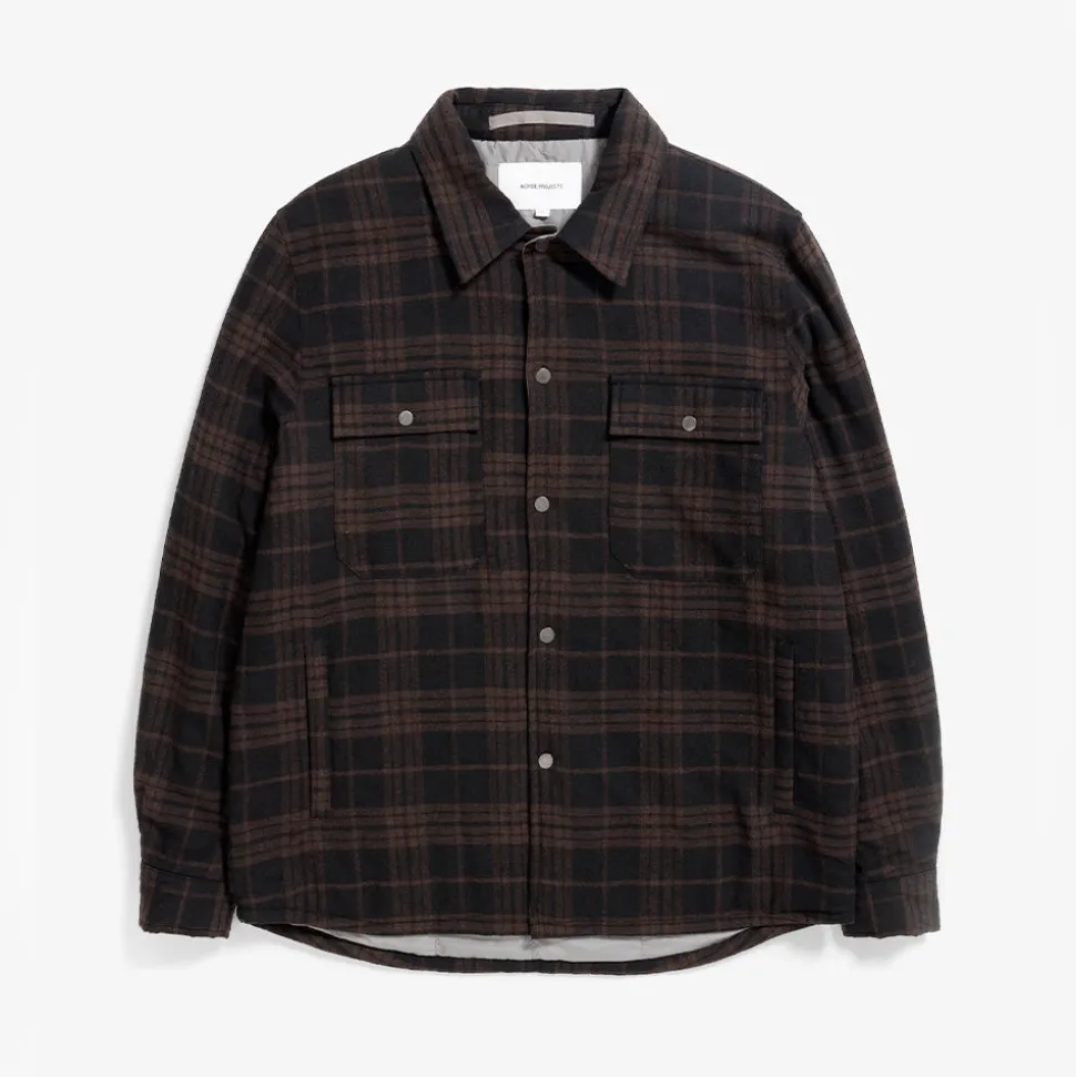 Norse Projects Norse Project - Chemise Hjalmer - Marron< Shirts