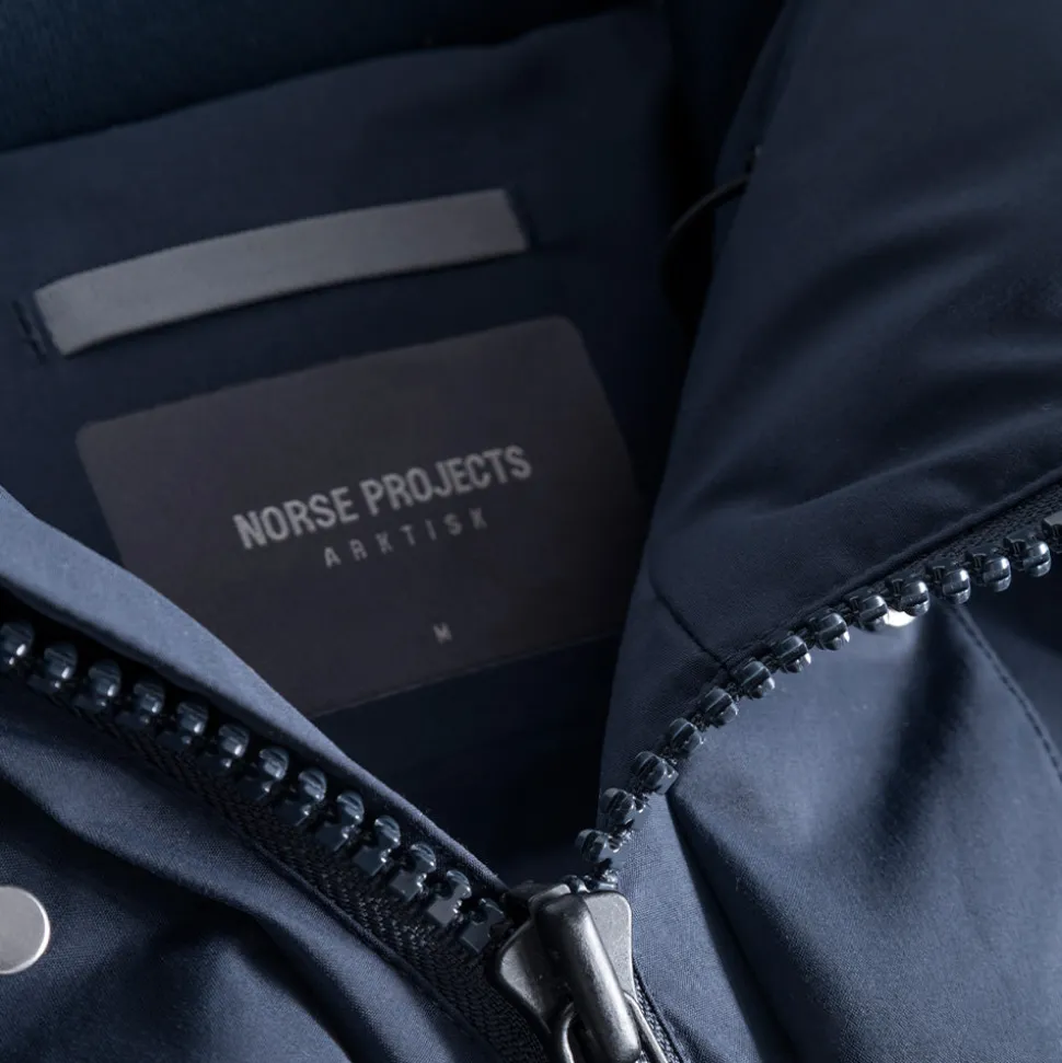 Norse Projects Norse Project - Manteau Rokkvi 7.0 Gore -Tex - Marine< Coats