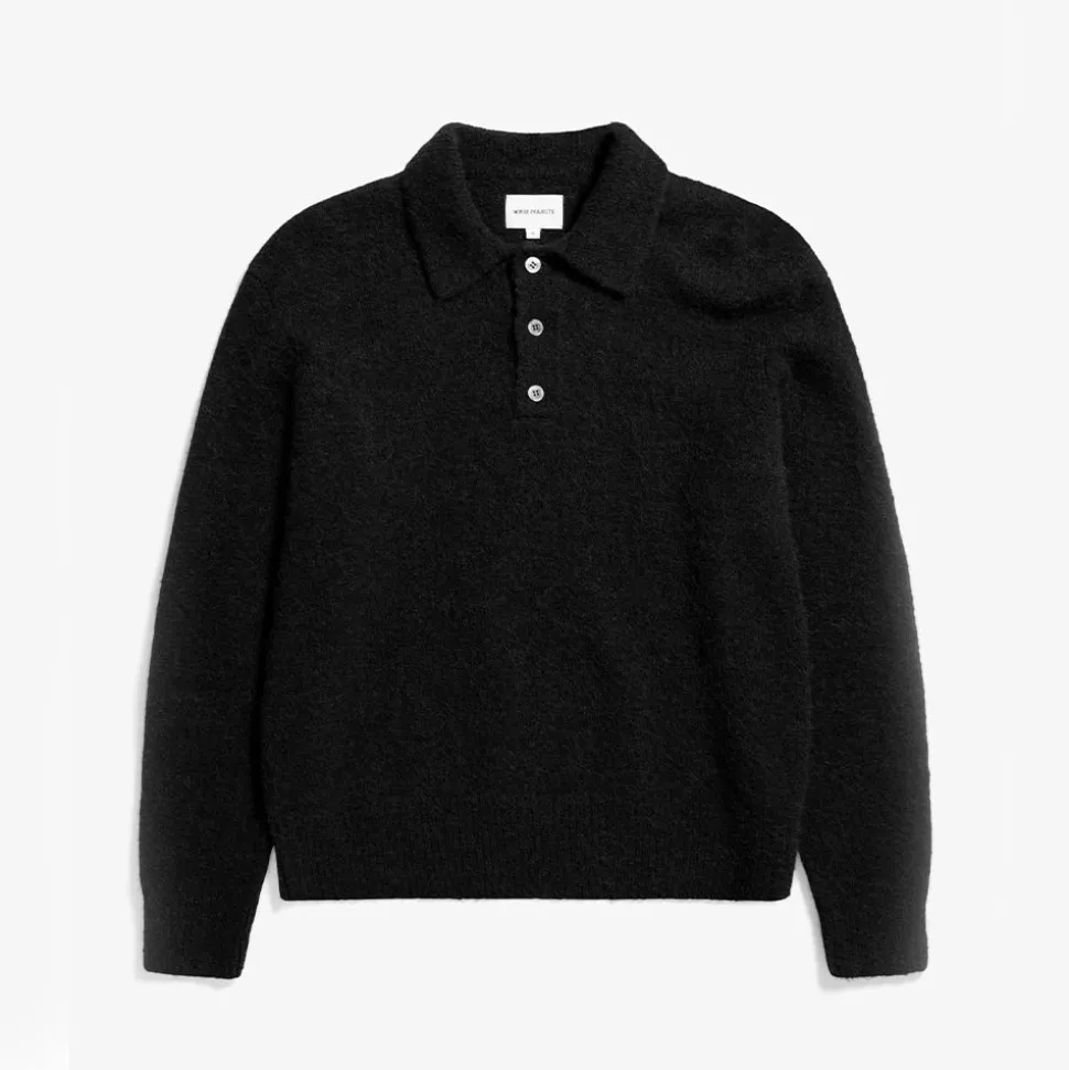 Norse Projects Norse Project - Pull Rasmus - Noir< Knitwear