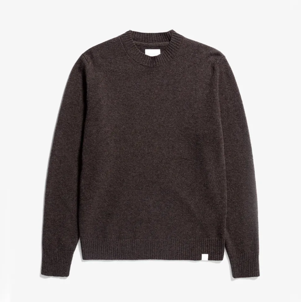 Norse Projects Norse Project - Pull Standard Merino - Marron< Knitwear