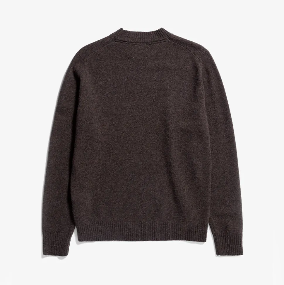 Norse Projects Norse Project - Pull Standard Merino - Marron< Knitwear