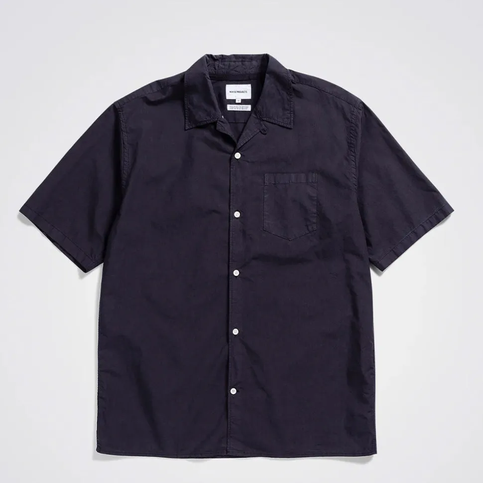 Norse Projects - Chemise Carsten - Bleu Foncé< Shirts