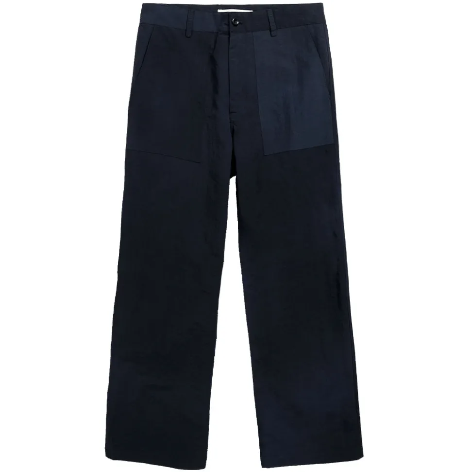 NORSE PROJECTS - Pantalon Lukas Relaxed - Marine< Pants