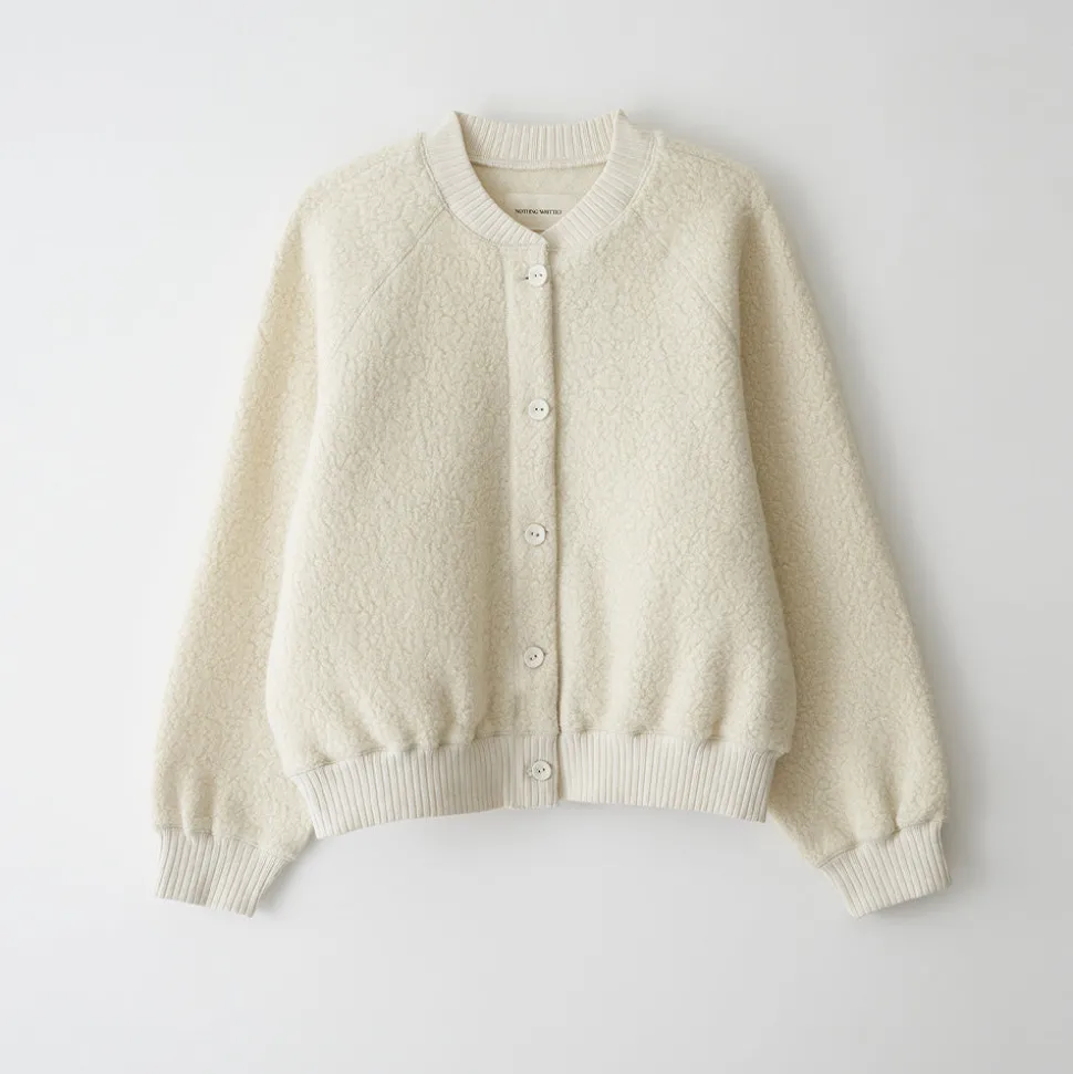 Nothing Written - Cardigan Alpaga - Ivoire<Women Knitwear