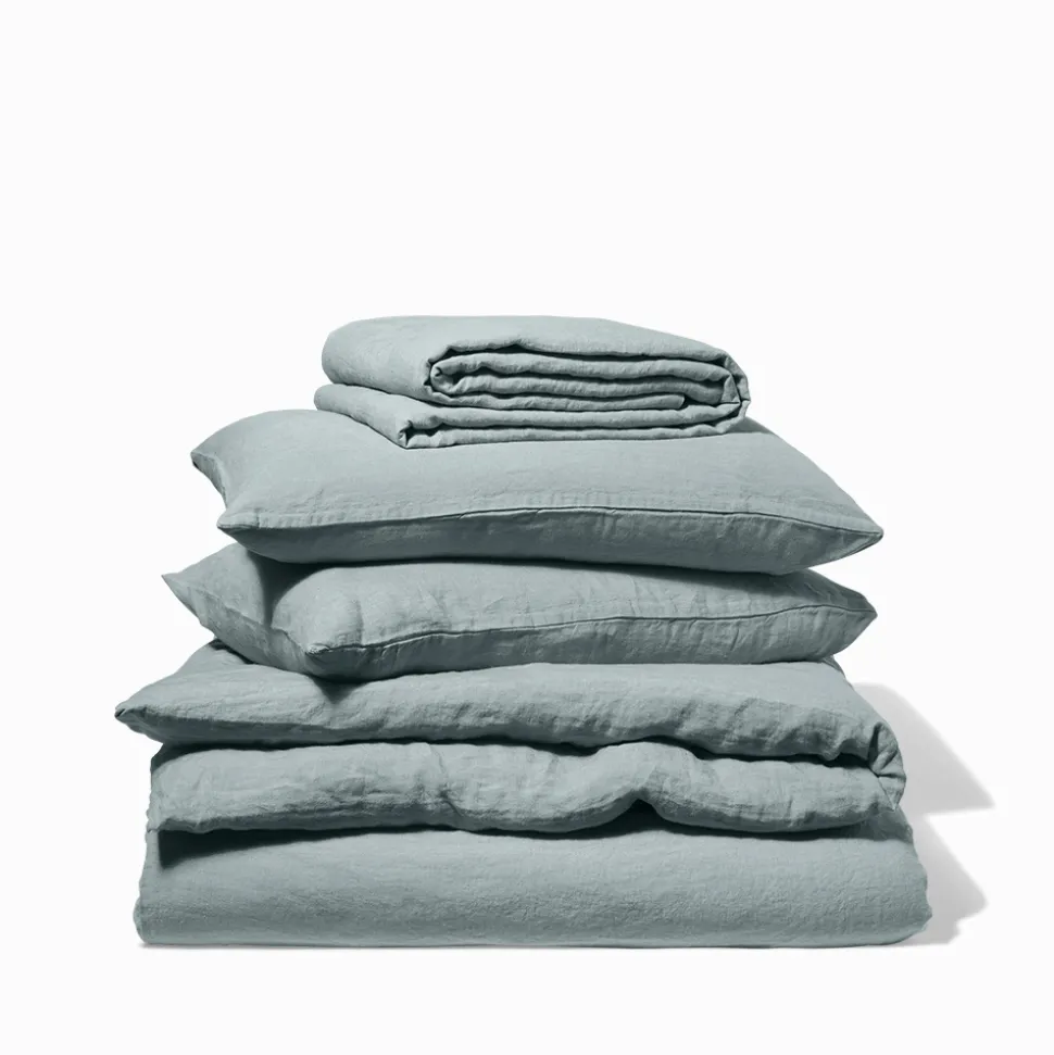 Merci Paris Parure Gris Vésuve< Bed Linen Sets