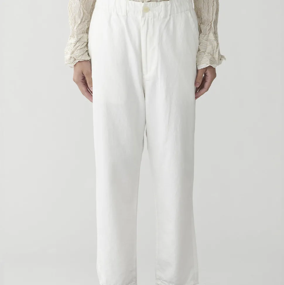 Pas de Calais - Pantalon large - Blanc<Women Pants