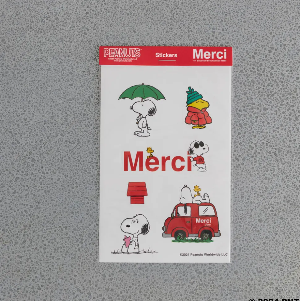 2176 ESPACE GRAPHIC Peanuts x Merci - Stickers Peanuts< Merci Accessories