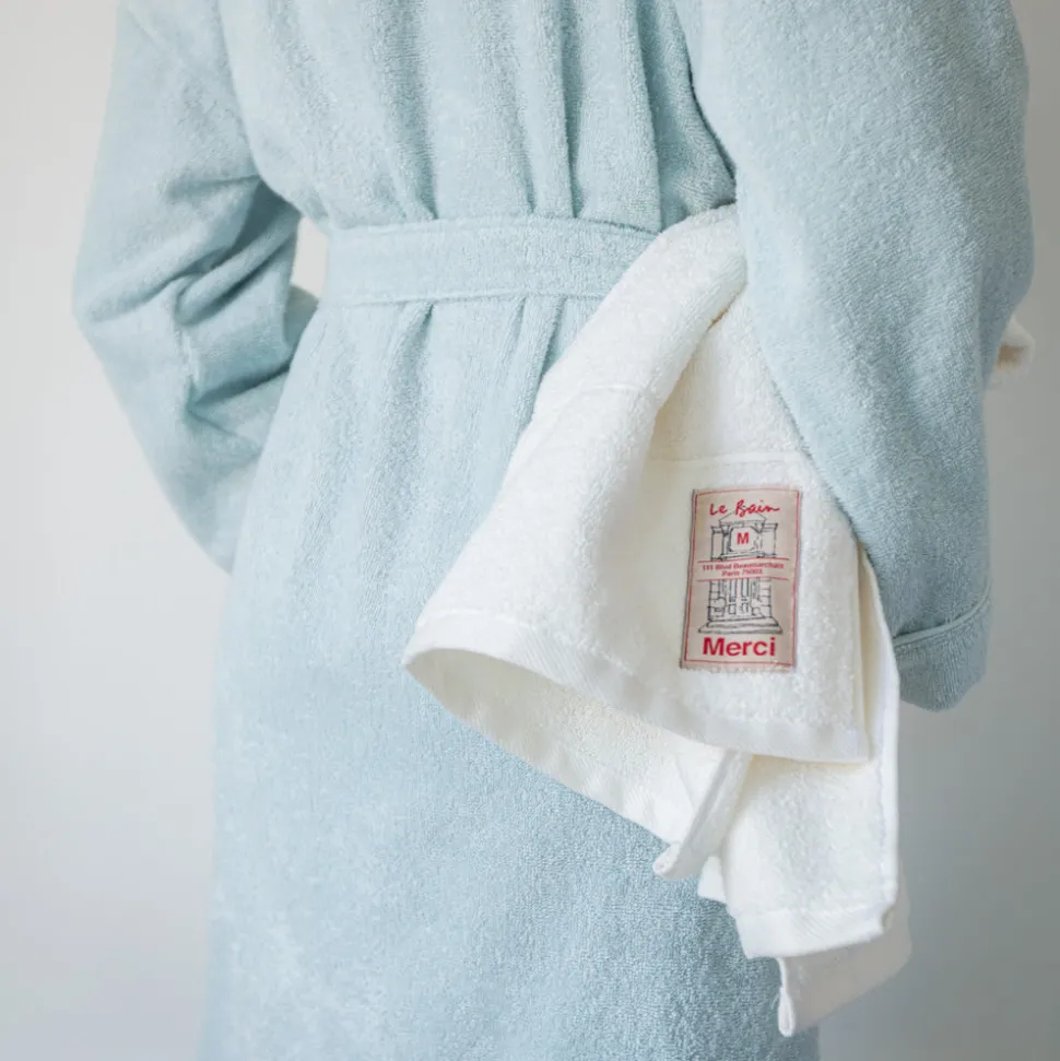 2100 GAZEX Peignoir en éponge - Bleu Antiparos< Bath Selection Merci | Bathrobes