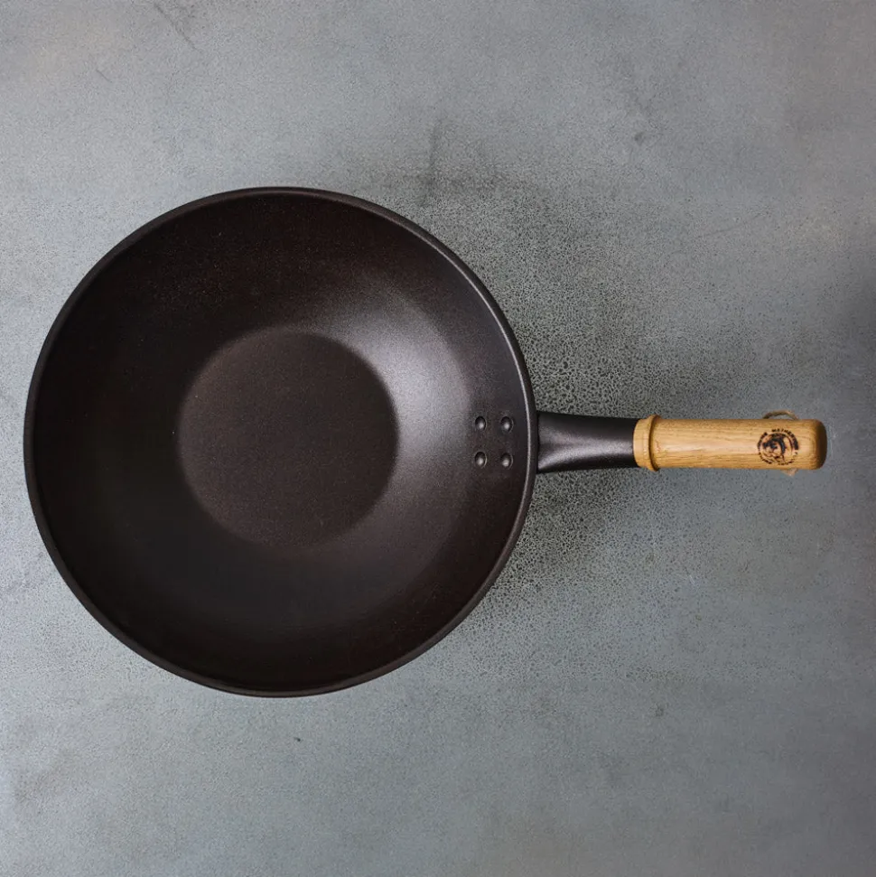 2200 NETHERTON FOUNDRY Poêle Wok - 33CM< Pans & Pots