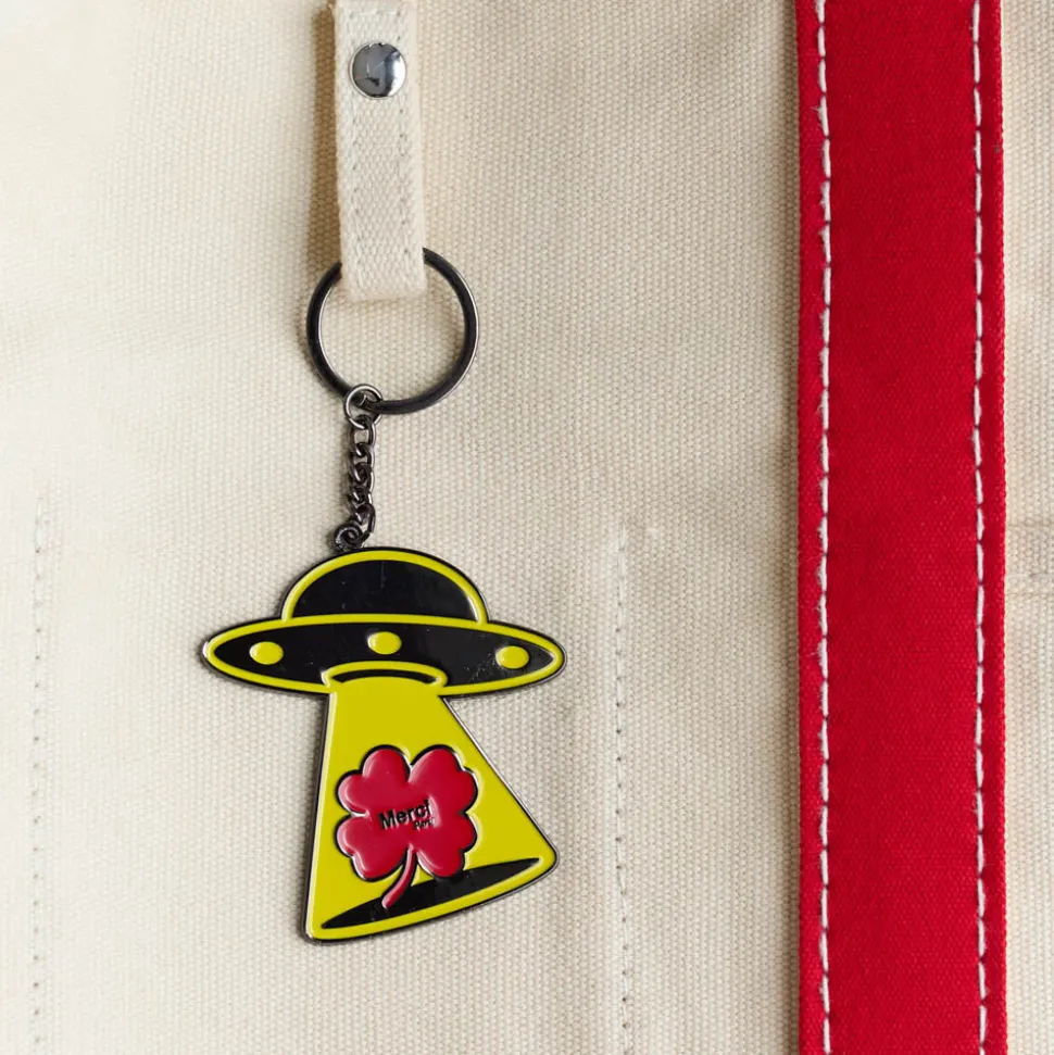 2213 HEYANG Porte-clés en métal Merci UFO - Tréfle<Women Merci Accessories | Keychains