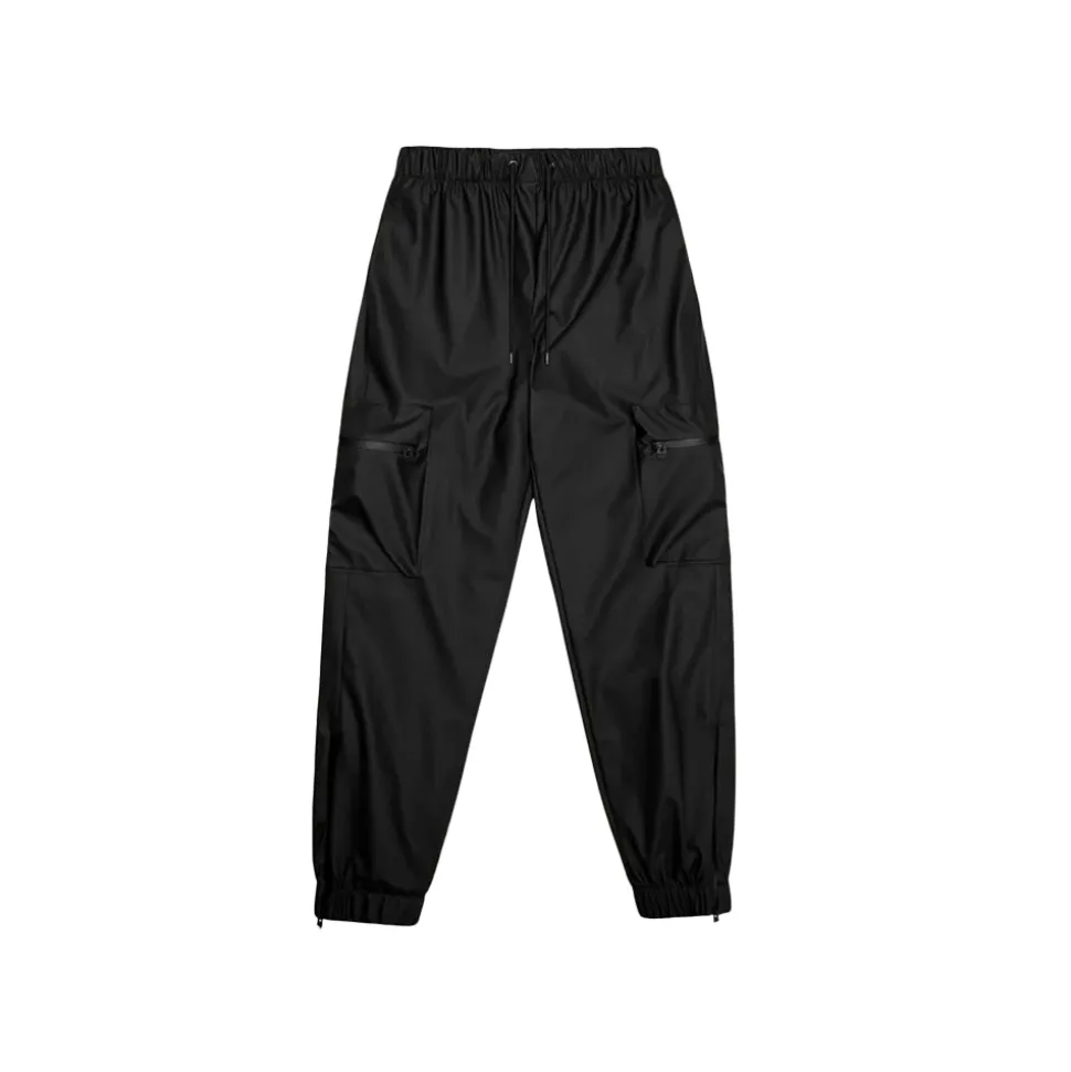 Rains - Pantalon Cargo Regular Imperméable - Noir< Pants