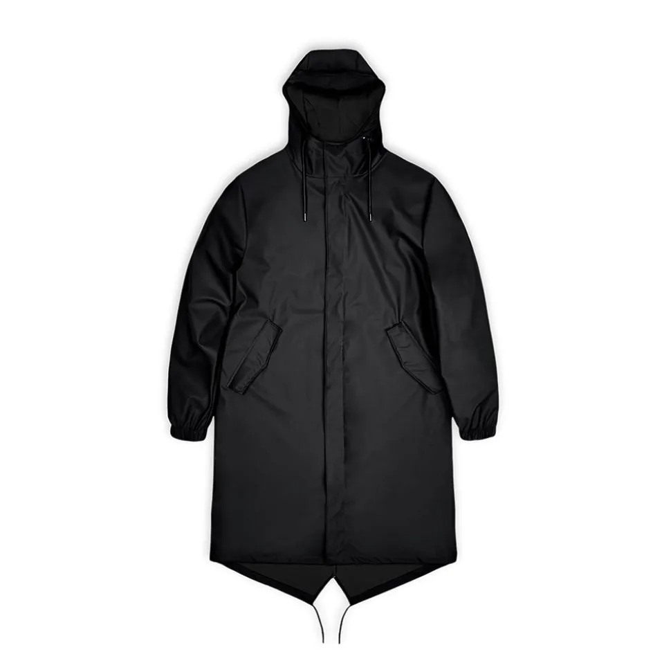 Rains - Parka Fishtail - Noir<Women Coats