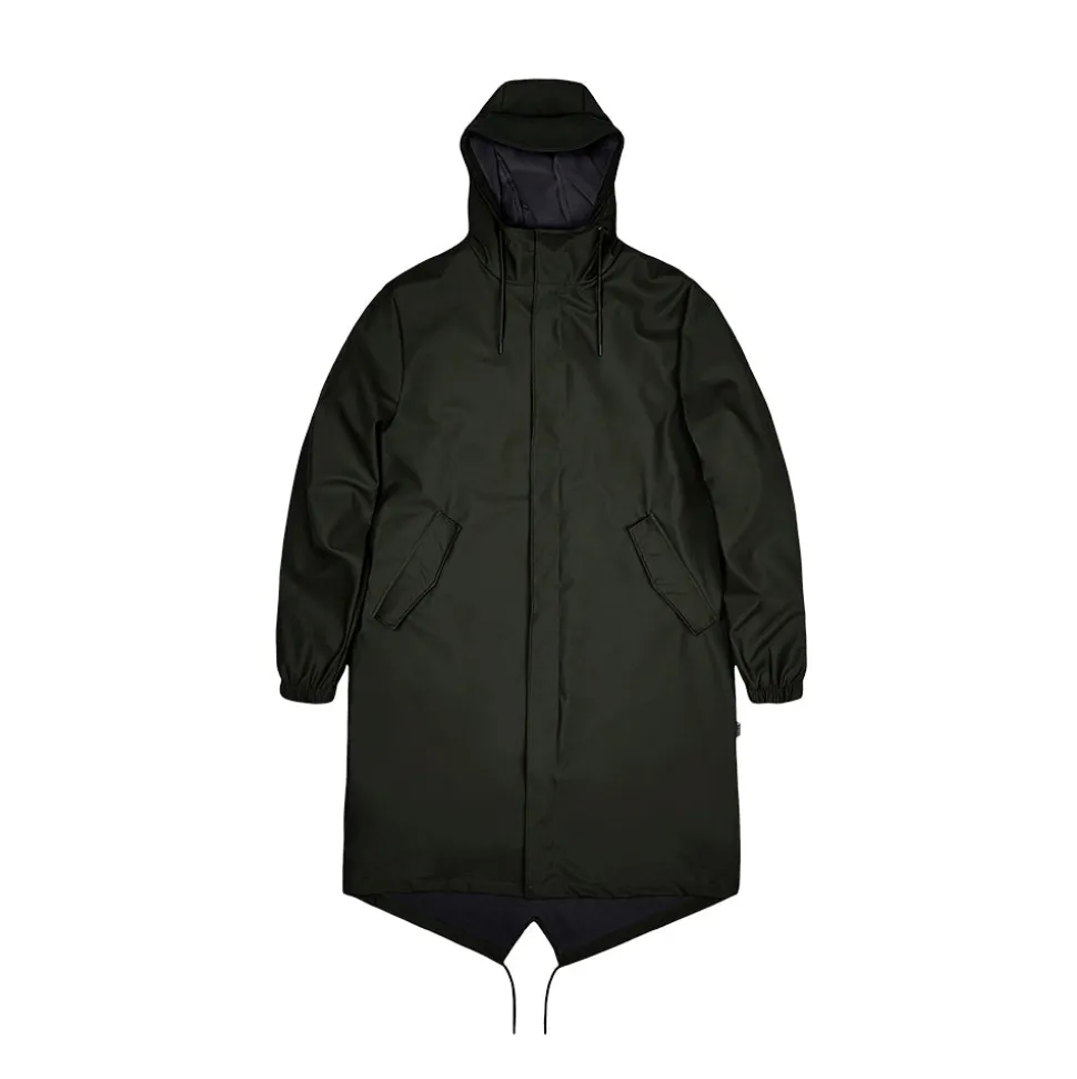 Rains - Parka Fishtail - Vert<Women Coats