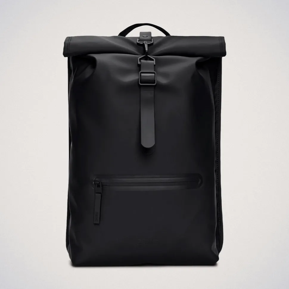 Rains - Sac à dos Rolltop Rucksack - Noir< Bags