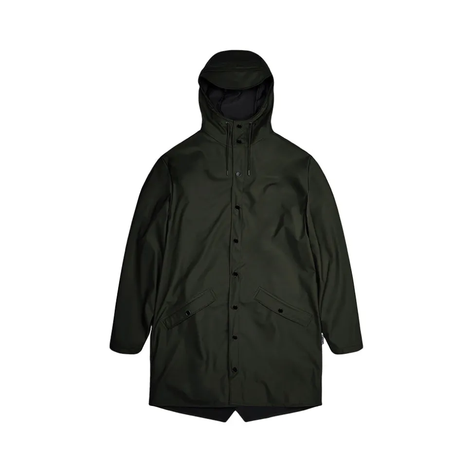 Rains - Veste Imperméable Longue - Vert<Women Coats