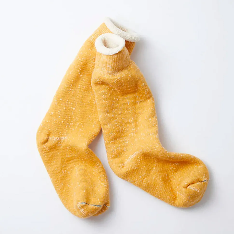 Rototo - Chaussettes Double Face - Jaune<Women Socks | Socks