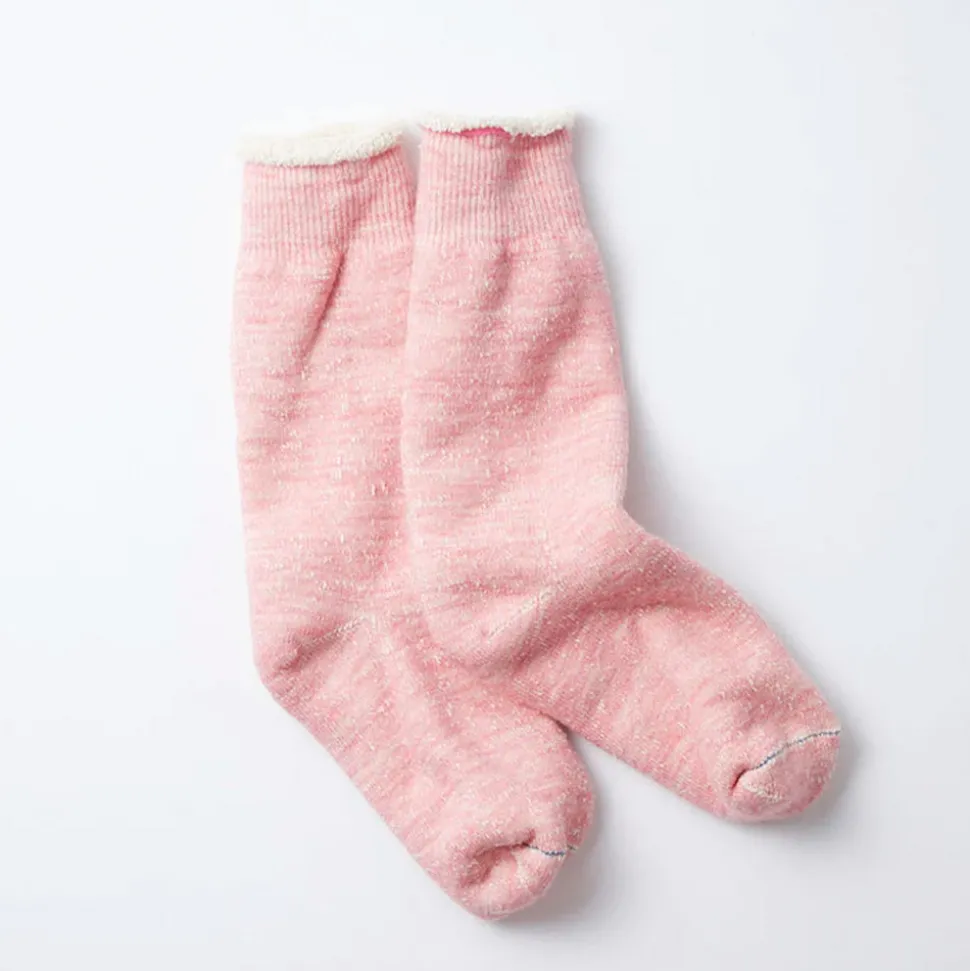 Rototo - Chaussettes Double Face - Rose<Women Socks | Socks