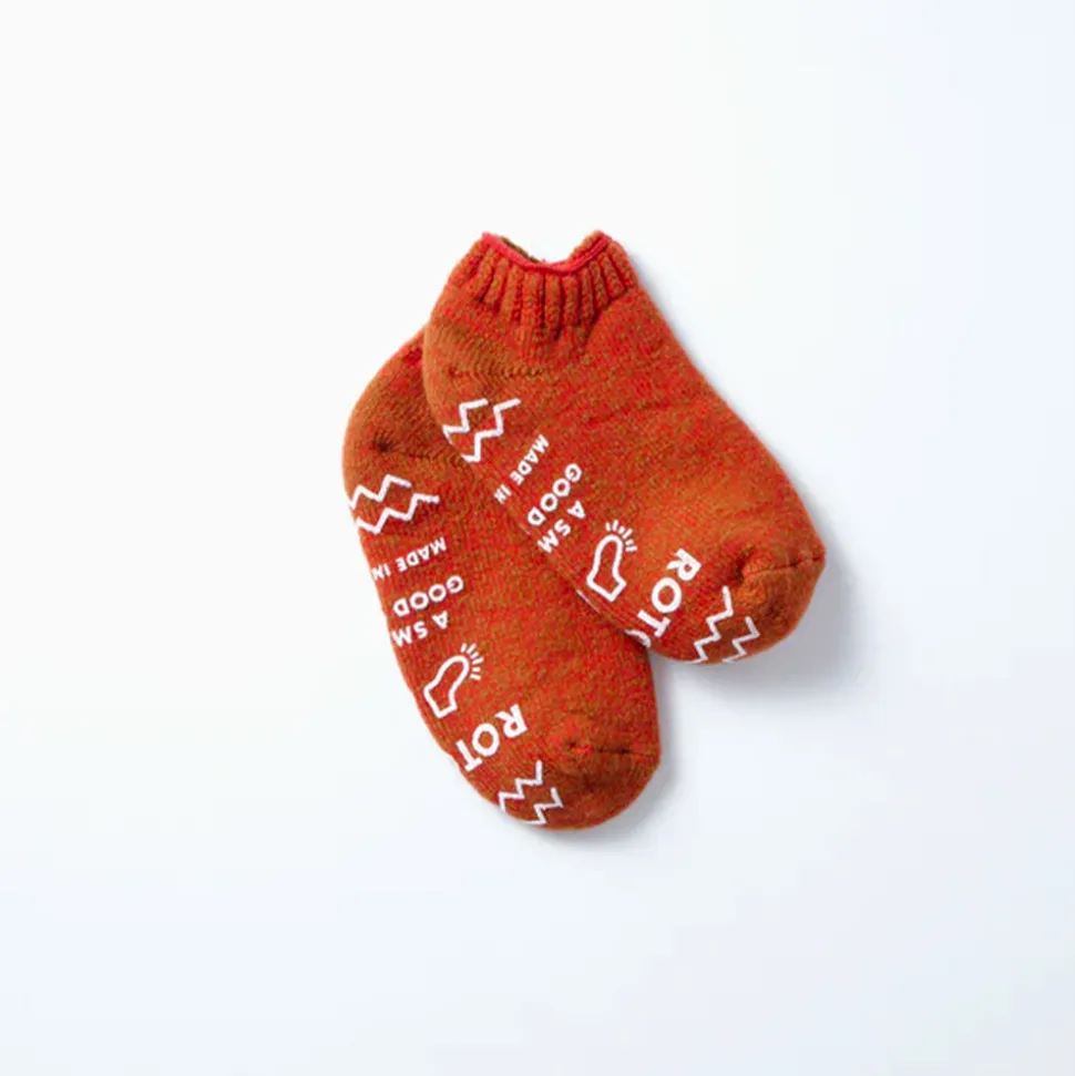 ROTOTO - Chaussettes Sockslipper - Rouge/Marron<Women Socks | Socks