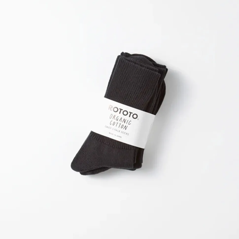 ROTOTO - Pack 3 chaussettes - Noir<Women Socks | Socks