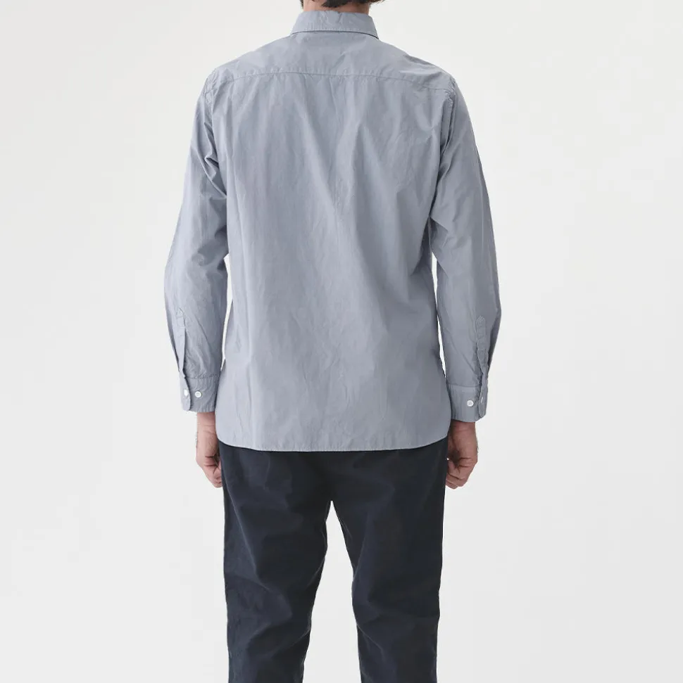 Sage de Cret - Chemise Broadcloth - Bleu< Shirts