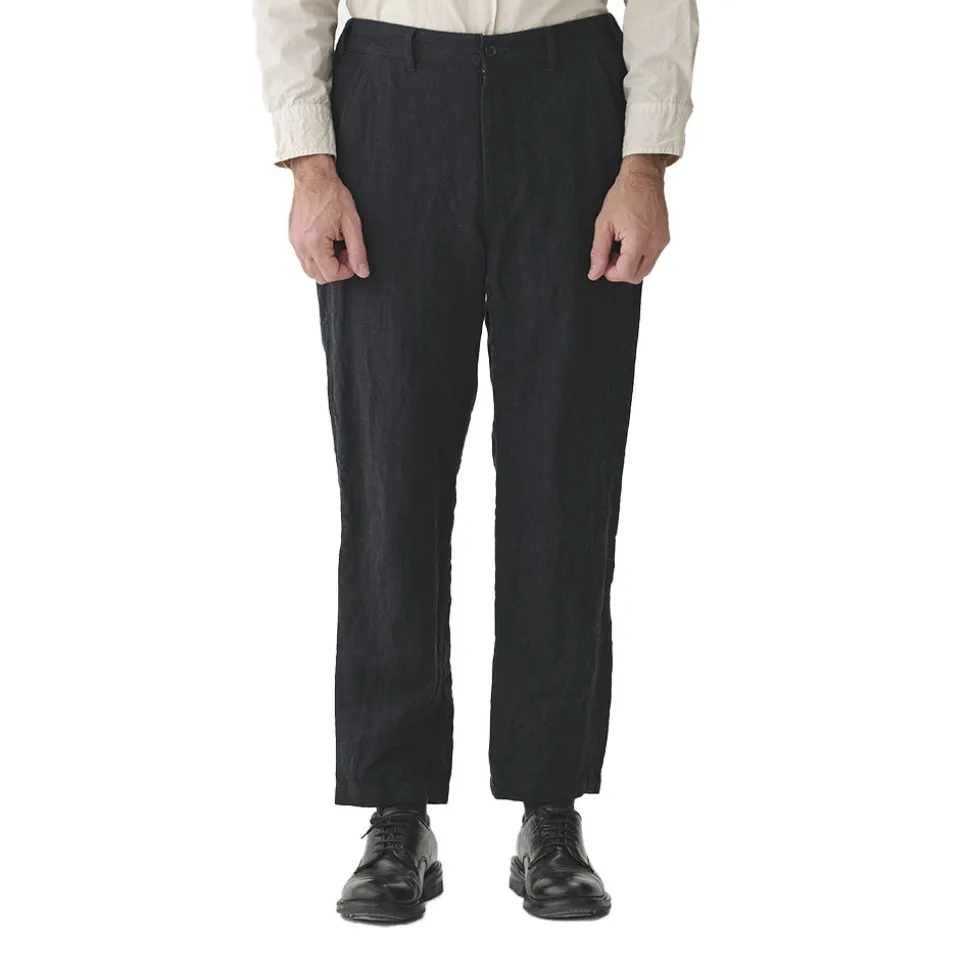 Sage de Cret - Pantalon Herringbone Tumbler - Gris foncé< Pants