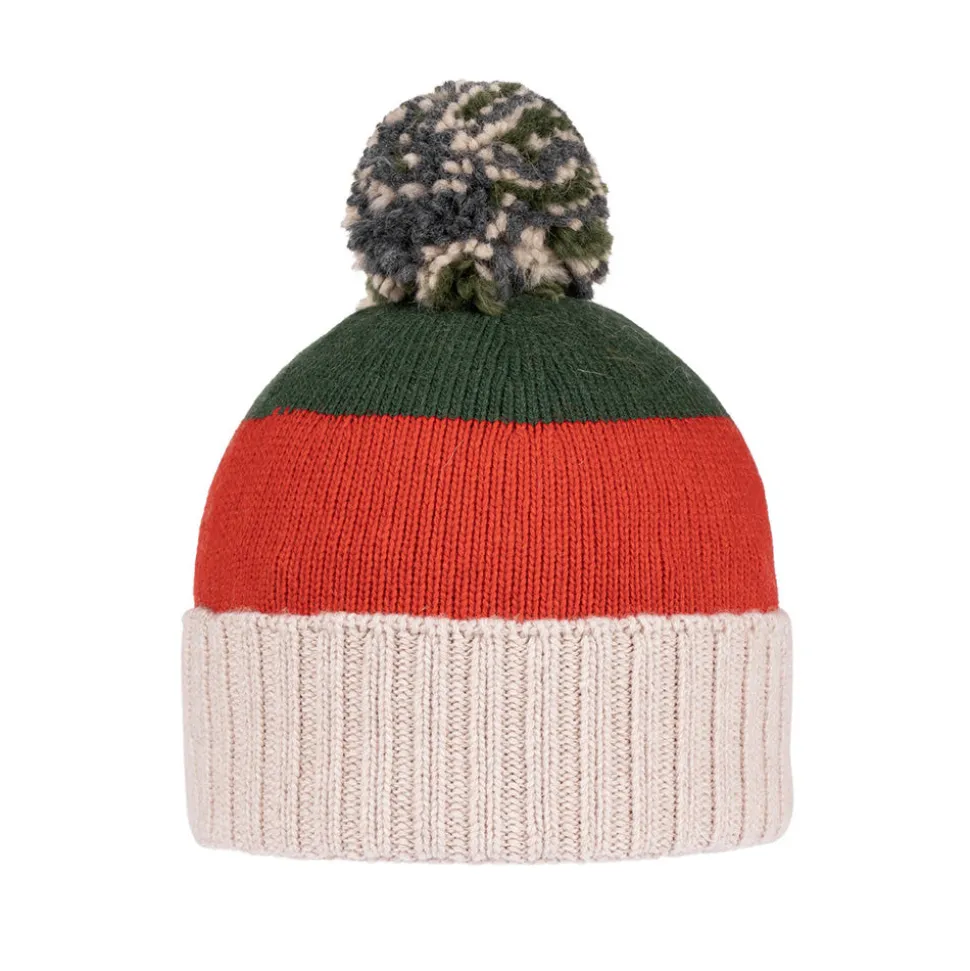 Santacana - Bonnet en laine et cachemire - Ponpon - Rayés Arena<Women Beanies