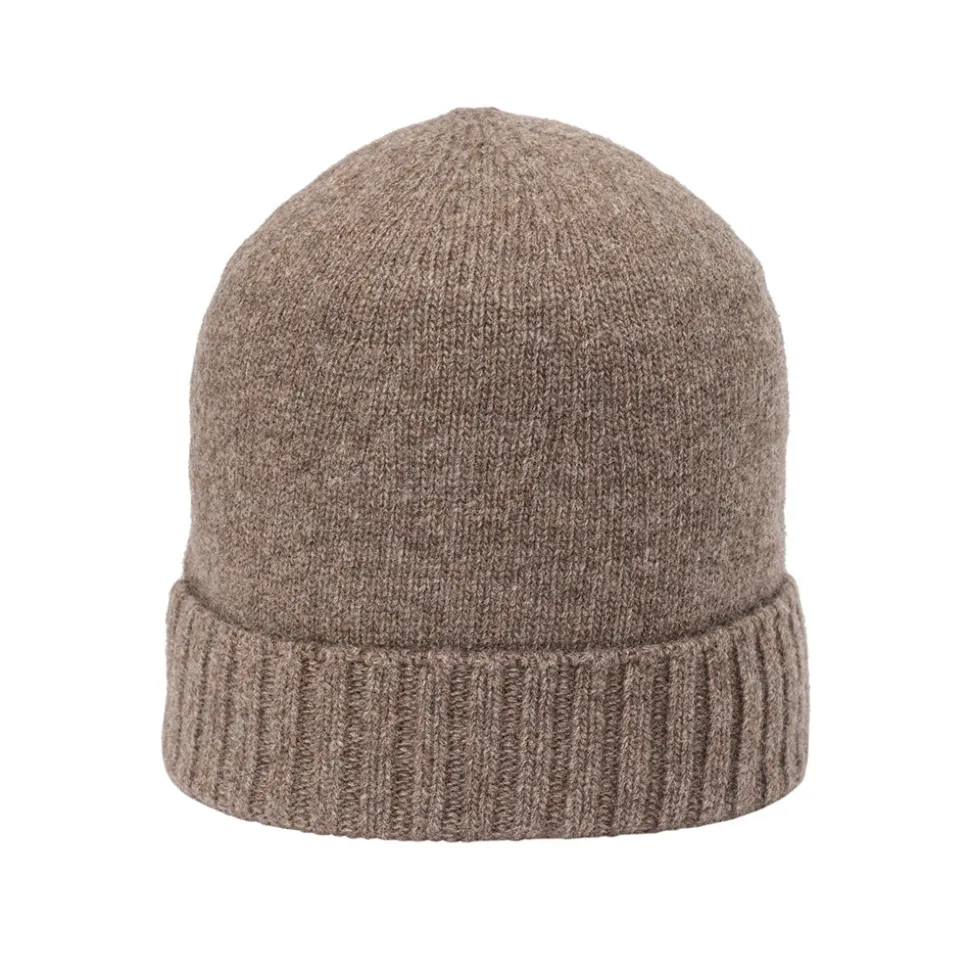 Santacana - Bonnet en laine et cachemire - Taupe<Women Beanies