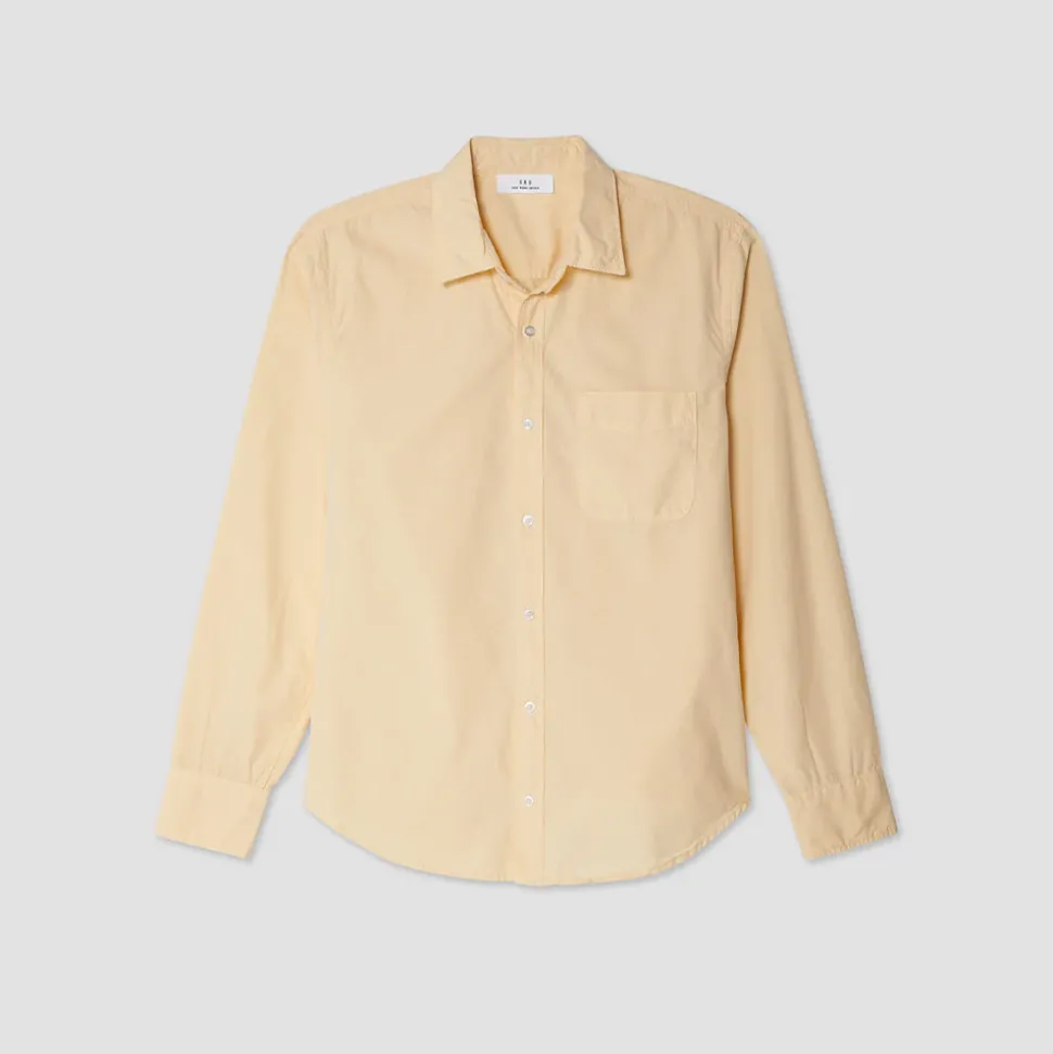 Save Khaki United - Chemise en Poplin - Jaune< Shirts