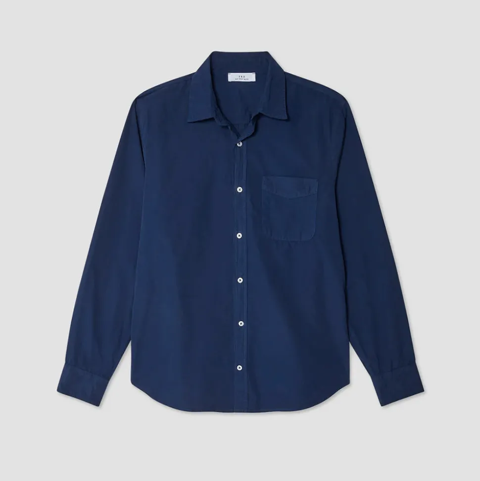 Save Khaki United - Chemise en Poplin - Marine< Shirts