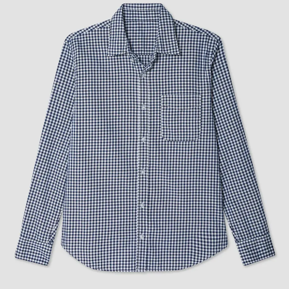 Save Khaki United - Chemise Standard - Bleu< Shirts