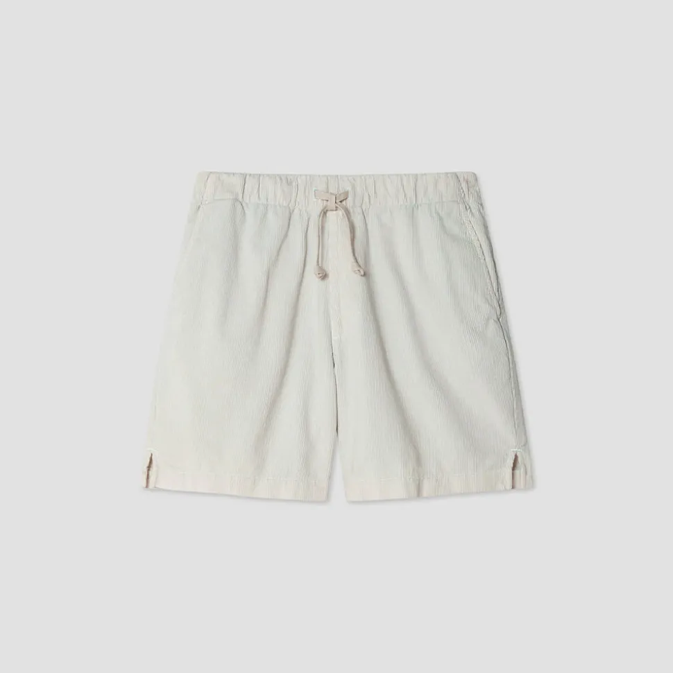 Save Khaki United - Short Velours - Ecru< Shorts