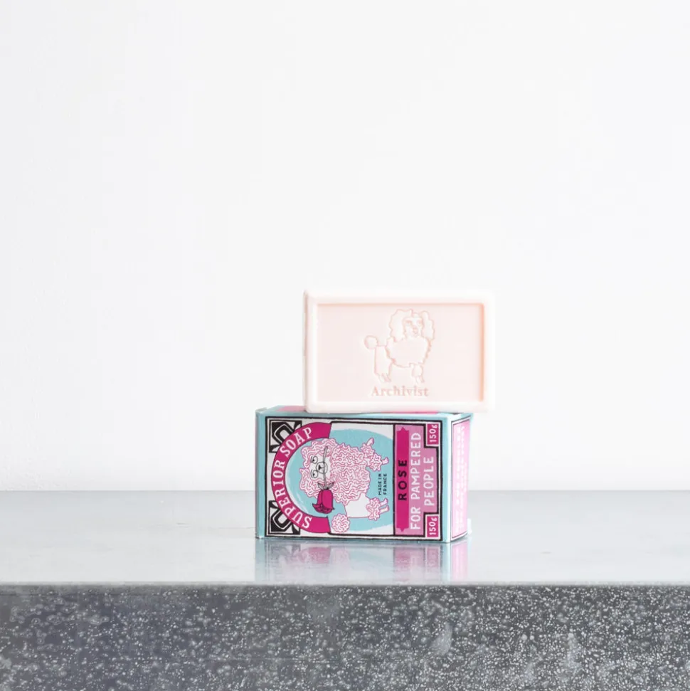 590 FINE MATCH BOX Savon à la rose< Soaps | Body Care