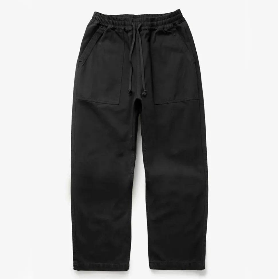 SERVICE WORKS - Pantalon à chevrons - Noir< Pants