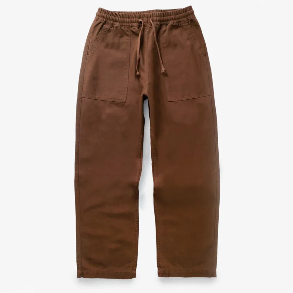 SERVICE WORKS - Pantalon Chef Canvas - Marron< Pants